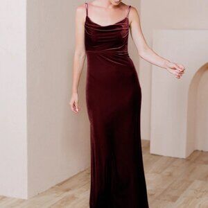 Revelry Formal Velvet Skye Dress Size 4